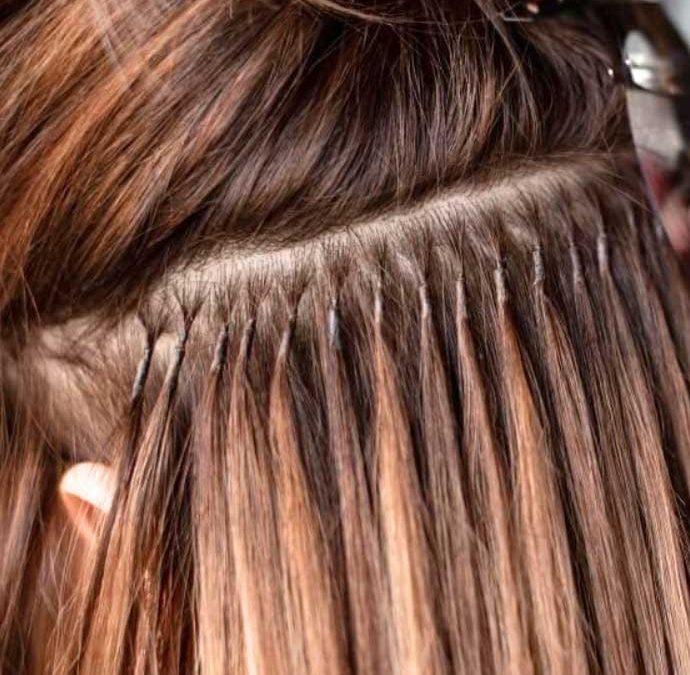 ¿Qué son las extensiones de queratina?